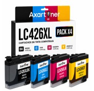 Compatible Brother LC-426XL Pack de 4 Cartuchos de Tinta LC426XLVAL para Brother MFC-J4335 / MFC-J4340 / MFC-J4535 / MFC-J4540