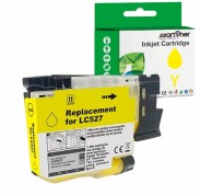 Compatible Brother LC-527 Amarillo Cartucho de Tinta Pigmentada LC527Y para Brother MFC-J4350DW / MFC-J4550DW