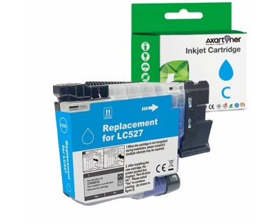 Compatible Brother LC-527 Cyan Cartucho de Tinta Pigmentada LC527C para Brother MFC-J4350DW / MFC-J4550DW
