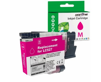 Compatible Brother LC-527 Magenta Cartucho de Tinta Pigmentada LC527M para Brother MFC-J4350DW / MFC-J4550DW