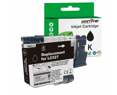 Compatible Brother LC-527 Negro Cartucho de Tinta Pigmentada LC527BK para Brother MFC-J4350DW / MFC-J4550DW