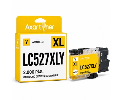 Compatible Brother LC-527XL Amarillo Cartucho de Tinta Pigmentada LC527XLY para Brother MFC-J4350DW MFC-J4550DW MFC-J6560DW MFC-J6960DW MFC-J6970DW MFC-J6975DW MFC-J6977DW