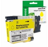 Compatible Brother LC-527XL Amarillo Cartucho de Tinta Pigmentada LC527XLY para Brother MFC-J4350DW / MFC-J4550DW