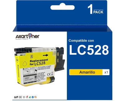 Compatible Brother LC-528 Amarillo Cartucho de Tinta LC528Y para Brother MFC-J6760DW MFC-J6960DW MFC-J6975DW MFC-J6977DW