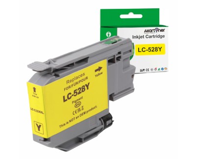 Compatible Brother LC-528 Amarillo Cartucho de Tinta LC528Y para Brother MFC-J6760DW MFC-J6960DW MFC-J6975DW MFC-J6977DW