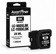 Compatible  Brother LC-980XL / LC-1100XL Negro Cartucho de Tinta LC980BK / LC1100BK