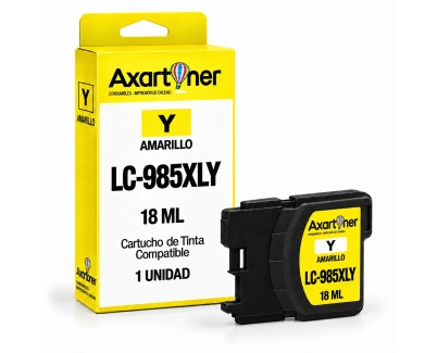 Compatible Brother LC-985XL Amarillo Cartucho de Tinta LC985Y