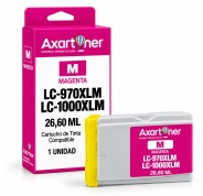 Compatible Brother LC1000XL / LC970XL Magenta Cartucho de Tinta LC-1000M / LC-970M