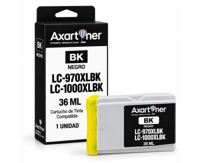 Compatible Brother LC1000XL / LC970XL Negro Cartucho de Tinta LC-1000BK / LC-970BK