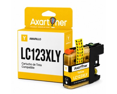 Compatible Brother LC123XL / LC121XL Amarillo Cartucho de Tinta LC-123Y / LC-121Y