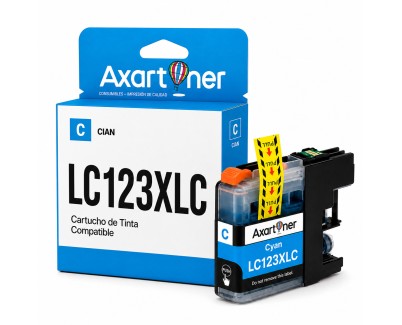 Compatible Brother LC123XL / LC121XL Cyan Cartucho de Tinta LC-123C / LC-121C