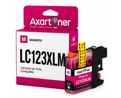 Compatible Brother LC123XL / LC121XL Magenta Cartucho de Tinta LC-123M / LC-121M
