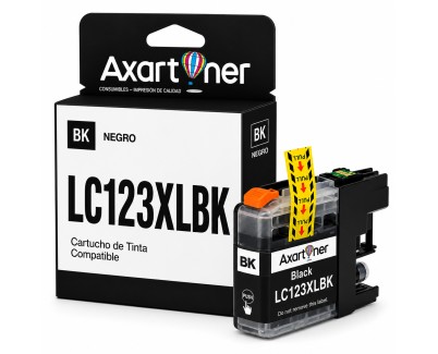 Compatible Brother LC123XL / LC121XL Negro Cartucho de Tinta LC-123BK / LC-121BK