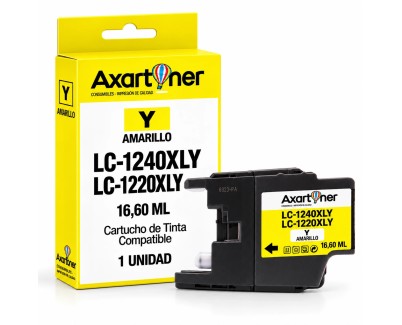 Compatible Brother LC1240XL / LC1220XL Amarillo Cartucho de Tinta LC-1240Y / LC-1220Y