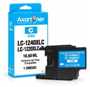Compatible Brother LC1240XL / LC1220XL Cyan Cartucho de Tinta LC-1240C / LC-1220C