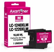 Compatible Brother LC1240XL / LC1220XL Magenta Cartucho de Tinta LC-1240M / LC-1220M