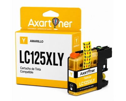 Compatible Brother LC125XL Amarillo Cartuchos de Tinta LC-125XLY