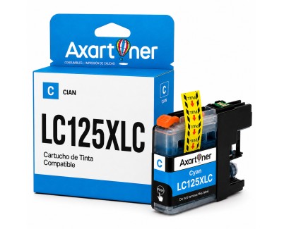 Compatible Brother LC125XL Cyan Cartuchos de Tinta LC-125XLC