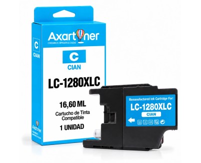 Compatible Brother LC1280XL Cyan Cartucho de Tinta LC-1280XLC