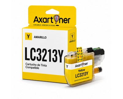 Compatible Brother LC3213 / LC3211 Amarillo Cartucho de Tinta LC-3213Y / LC-3211Y