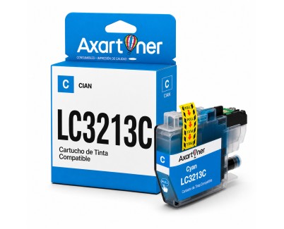 Compatible Brother LC3213 / LC3211 Cyan Cartucho de Tinta LC-3213C / LC-3211C