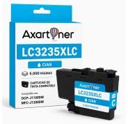 Compatible BROTHER LC3235XL / LC3233 Cyan Cartucho de Tinta Pigmentada LC-3235XLC / LC-3233C para DCP-J1100DW, MFC-J1300DW