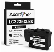 Compatible BROTHER LC3235XL / LC3233 Negro Cartucho de tinta Pigmentada LC-3235XLBK / LC-3233BK para DCP-J1100DW, MFC-J1300DW