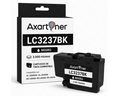 Compatible BROTHER LC3237 Negro Cartucho de Tinta Pigmentada LC-3237BK para HL-J6000DW HL-J6100DW MFC-J5945DW MFC-J6945DW MFC-J6947DW