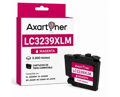 Compatible BROTHER LC3239XL Magenta Cartucho de Tinta Pigmentada LC-3239XLM para HL-J6000DW HL-J6100DW MFC-J5945DW MFC-J6945DW MFC-J6947DW