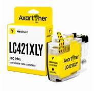 Compatible Brother LC421XL Amarillo Cartucho de Tinta - LC421XLY para Brother DCP-J1050DW / DCP-J1140DW / MFC-J1010DW