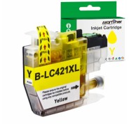 Compatible Brother LC421XL Amarillo Cartucho de Tinta - LC421XLY para Brother DCP-J1050DW / DCP-J1140DW / MFC-J1010DW