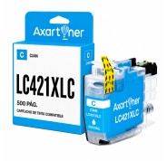 Compatible Brother LC421XL Cyan Cartucho de Tinta - LC421XLC para Brother DCP-J1050DW / DCP-J1140DW / MFC-J1010DW