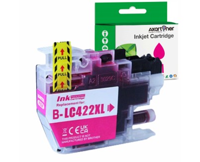 Compatible Brother LC-422XL Magenta Cartucho de Tinta LC422XLM para Brother MFC-J5340DW, MFC-J5345DW, MFC-J5740DW, MFC-J6540DW, MFC-J6940DW