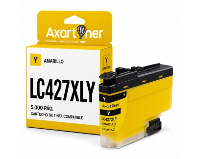 Compatible Brother LC427XL Amarillo Cartucho de Tinta - LC427XLY para HL-J6010DW, MFC-J5955DW, MFC-J6955DW, MFCJ-6957DW, MFC-J6959DW
