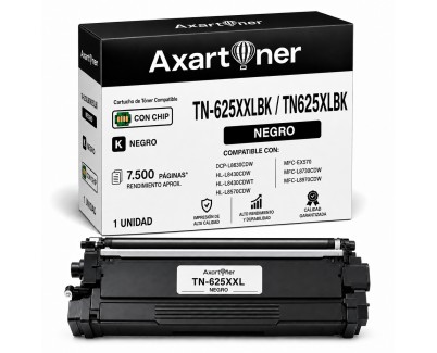 Compatible Brother TN-625XXL / TN-625XL Negro Cartucho de Toner TN625XXLBK / TN625XLBK / TN625BK para DCP-L8630CDW, HL-L8430CDW, HL-L8430CDWT, HL-L8570CDW, MFC-EX570, MFC-L8730CDW, MFC-L8970CDW