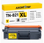Compatible Brother TN-821XL Amarillo Cartucho de Toner TN821XLY para Brother HL-L9430CDN / HL-L9470CDN / MFC-L9630CDN / MFC-L9670CDN