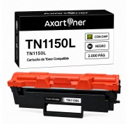 Compatible Brother TN1150L Negro Cartucho de Toner para Brother DCP-L1640W / DCP-L1642W / DCP-L1642WXL / DCP-L1660W / HL-L1240W / HL-L1242W / HL-L1242WXL