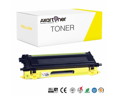 Compatible Brother TN135 / TN130 Amarillo Cartucho de Toner TN135Y / TN130Y