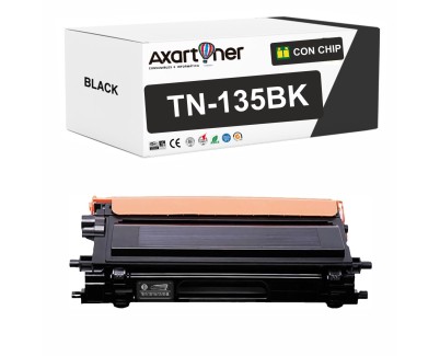 Compatible Brother TN135 / TN130 Negro Cartucho de Toner TN135BK / TN130BK para DCP-9040CN DCP-9042CDN DCP-9045CDN DCP-9045CN HL-4040CN HL-4050 HL-4050CDN HL-4050CDNLT HL-4070CDW MFC-9440CN MFC-9450CDN MFC-9450CDNLT MFC-9640CW MFC-9840 MFC-9840CDW