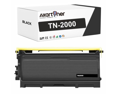 Compatible Brother TN2000 Negro Cartucho de Toner TN-2000 para DCP2010 DCP7010 DCP7020 DCP7025 FAX2820 FAX2825 FAX2920 HL2020 HL2030 HL2032 HL2035 HL2037 HL2040 HL2050 HL2070N