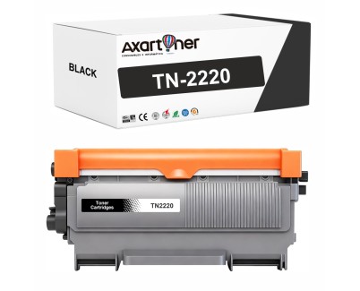 Compatible Brother TN2220 Negro Cartucho de Toner para Brother MFC-7360N HL-2130 MFC-7460DN MFC-7860DW FAX-2840 FAX-2940 HL-2240 HL-2250DN HL-2135W DCP-7055 DCP-7055