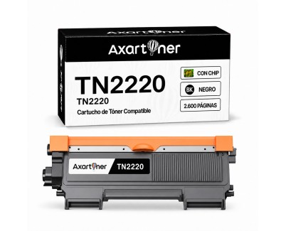 Compatible Brother TN2220 Negro Cartucho de Toner para Brother MFC-7360N HL-2130 MFC-7460DN MFC-7860DW FAX-2840 FAX-2940 HL-2240 HL-2250DN HL-2135W DCP-7055 DCP-7055