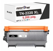 Compatible Brother TN2220 XL Negro Cartucho de Toner - Alta Capacidad/Jumbo para Brother MFC-7360N HL-2130 MFC-7460DN MFC-7860DW FAX-2840 FAX-2940 HL-2240 HL-2250DN HL-2135W DCP-7055 DCP-7055