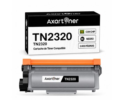 Compatible Brother TN2320 Negro Cartucho de Toner para Brother MFC-L2700DW HL-L2300D HL-L2340DW DCP-L2520DW DCP-L2500D DCP-L2540DN MFC-L2720DW MFC-L2740DW