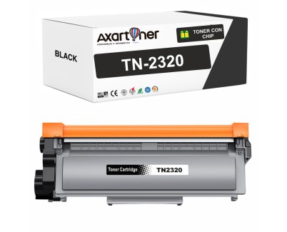 Compatible Brother TN2320 Negro Cartucho de Toner para Brother MFC-L2700DW HL-L2300D HL-L2340DW DCP-L2520DW DCP-L2500D DCP-L2540DN MFC-L2720DW MFC-L2740DW
