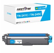 Compatible Brother TN241 / TN245 TN-241C / TN-245C Cyan Cartucho de Toner para Brother DCP: 9015CDW 9017CDW 9020CDW 9022CDW / HL: 3140CW 3142CW 3150CDW 3152CDW 3170CDW 3172CDW / MFC: 9140CDN 9142CDN 9330CDW 9332CDW 9340CDW 9342CDW