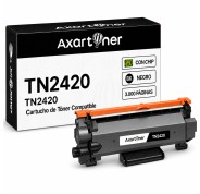 Compatible Brother TN2420 Negro - CON CHIP - Cartucho de Toner TN-2420 para Brother HL-L2310D HL-L2350DN HL-L2530DW HL-L2370DN HL-L2375DW DCP-L2510D  MFC-L2710DN MFC-L2730DW MFC-L2750DW