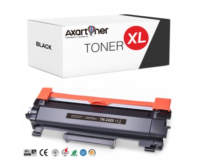 Compatible Brother TN2420 XL Negro - CON CHIP - Cartucho de Toner TN-2420 (ALTA CAPACIDAD / JUMBO)