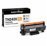 Compatible Brother TN2420 XL Negro - CON CHIP - Cartucho de Toner TN-2420 (ALTA CAPACIDAD / JUMBO) para Brother HL-L2310D HL-L2350DN HL-L2530DW HL-L2370DN HL-L2375DW DCP-L2510D MFC-L2710DN MFC-L2730DW MFC-L2750DW