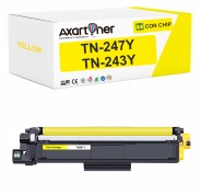 Compatible Brother TN247 / TN243 Amarillo Cartucho de Toner TN247Y / TN243Y para DCP-L3510CDW, DCP-L3550CDW, HL-L3210CW, HL-L3230CDW, HL-L3270CDW, HL-L3280CDW, MFC-L3710CW, MFC-L3730CDN, MFC-L3750CDW, MFC-L3770CDW